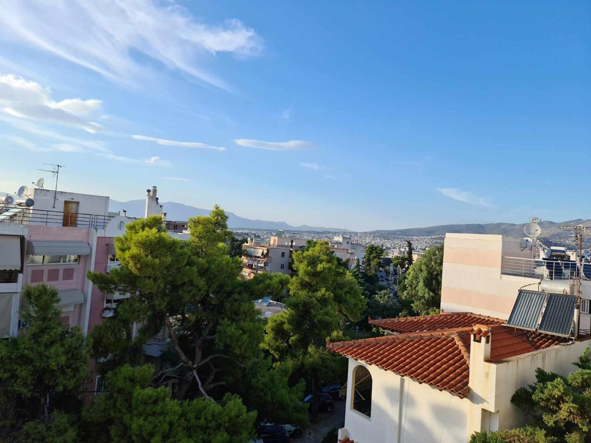 "Athens Light" Luxury Spacy Appartment, Agia Paraskevi Esterno foto